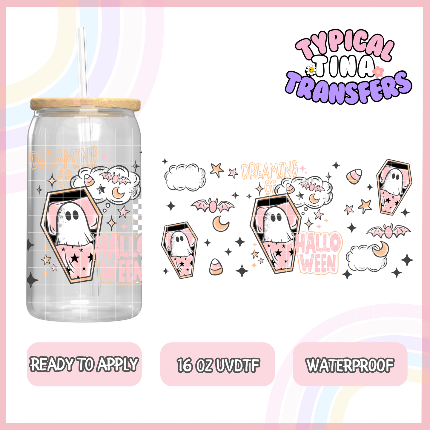 UVDTF #8311 | 16oz UVDTF Wrap | POD